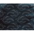 thumbnail image 4 of oneOone Georgette Viscose Fabric Bird Artistic Sashiko Print Fabric BTY 42 Inch Wide, 4 of 4