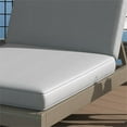 thumbnail image 4 of Home Square Wood Outdoor Chaise Lounge in Gray Finish - Set of 2, 4 of 11