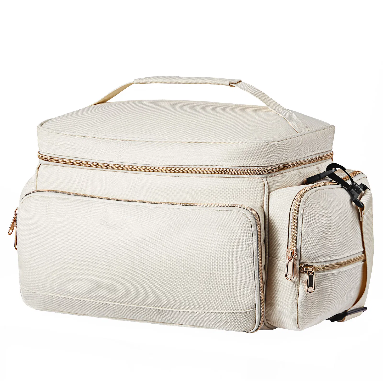 Breast Pump Bag with Waterproof Mat for S1/S2,Portable Carrying Case for Pumping Accessories and Breastmilk Storage,Ideal for Work and Travel,Beige
