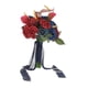 thumbnail image 2 of Ramo de novia para boda, ramo de flores artificiales, adorno romántico para dama de honor Rojo y azul, 2 of 9