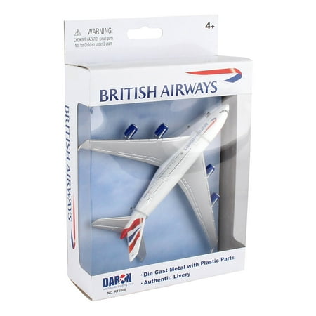 - Diecast Metal Aircraft Toy Commercial Airplane - British Airways A380