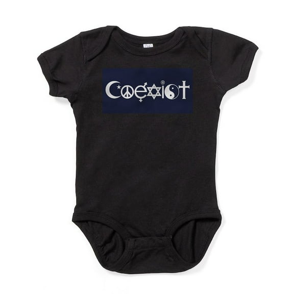CafePress - Coexist Body Suit - Cute Infant Bodysuit Baby Romper - Size Newborn - 24 Months