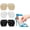 2 Beige + 2 Black + 2 Clear, variant on 6 Pairs Women Gel Foot Cushions, Non Slip Ball of Foot & Heel Shoe Inserts for Pain Relief, One Size Fits All