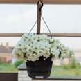 thumbnail image 2 of NIAIZEK 5-Pack Plastic Hanging Flower Pots with Drainage Holes for Orchids, Balcony, Garden, Indoor Plant Containers 17.72x6.3x6.3in, 2 of 6