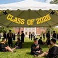thumbnail image 6 of Class of 2026 Banner - 2026 Graduation Banner, Congrats Grad, High School/College/University Graduation Party Decorations, Gold and Blue Glitter, 6 of 10