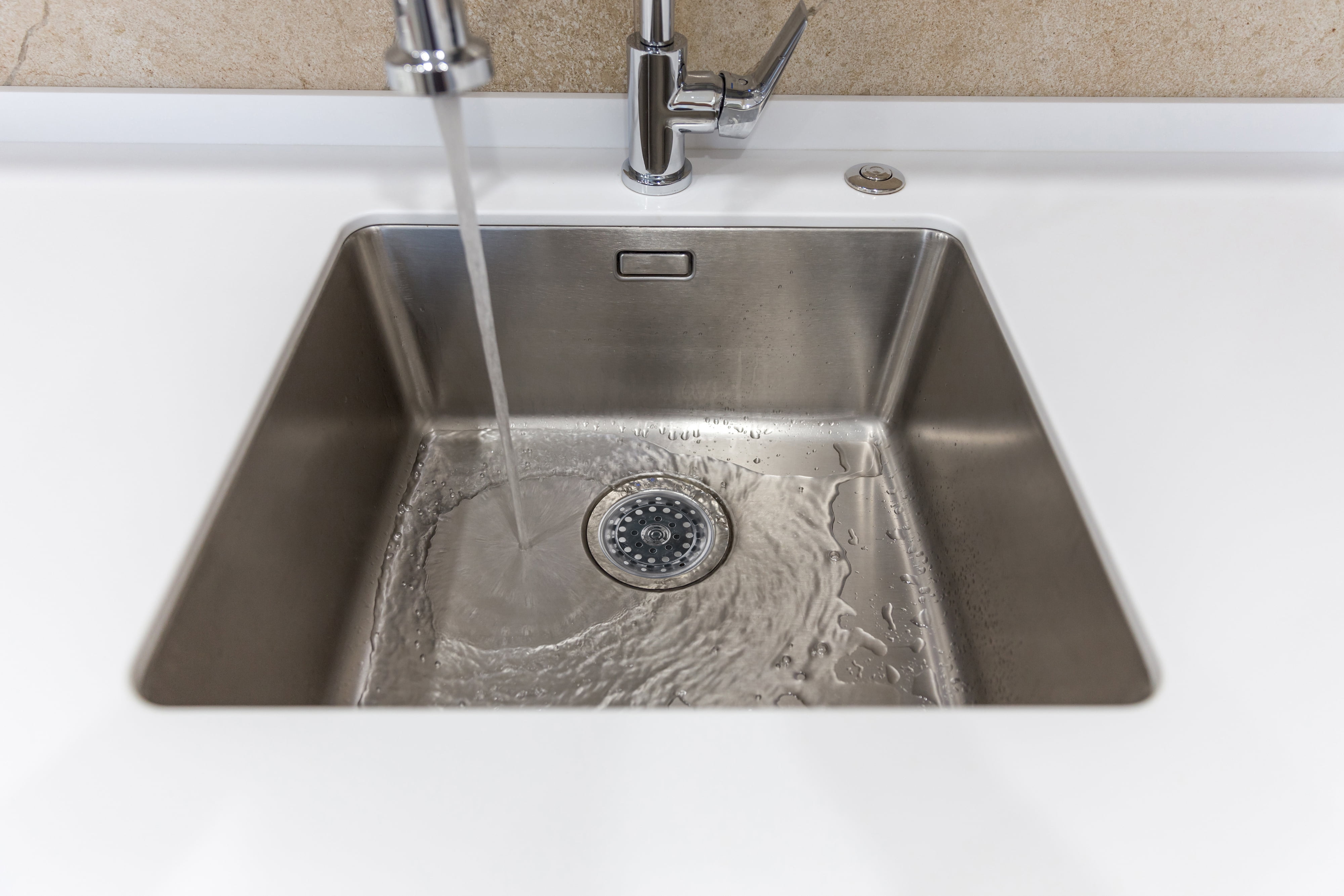 (3 pack) Mainstays Stainless Steel Deluxe Kitchen Sink Strainer Silver for 3.5" Drains