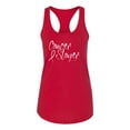thumbnail image 2 of Slayer Awareness Ladies Racerback Tank Top, Red, Large, 2 of 3
