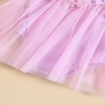 thumbnail image 5 of Bébé Filles Romper Robe Dentelle Fleur Maille Tulle Jupe Ourlet Combinaisons d'Été Bodysuits, 5 of 5