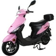 thumbnail image 3 of X-Pro Brand New 50cc Gas Moped Motorcycle, 10" Aluminum Wheels Electric/Kick Start! Large Headlights, 3 of 5