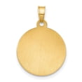 thumbnail image 4 of Auriga Fine Jewelry 14K Yellow Gold Hollow Our Guardian Angel Medal Pendant for Women (L-21.1 mm, W-16.6 mm), 4 of 6