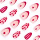 thumbnail image 4 of Uñas postizas, uñas postizas, regalos para mujeres, diseño de corazones rojos para San Valentín, 24 puntas de uñas, uñas postizas, parches para uñas, parches para uñas., 4 of 5