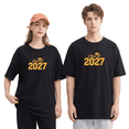 thumbnail image 2 of Class Of 2027 Graduation Cap Cool Graphic Tee for Men and Women, Fun Birthday Gift Cotton Short Sleeves T-Shirt, 2 of 6