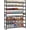 8 Tiers-Black, variant on Large Shoe Rack, 8 Tiers Heavy Duty Metal Shoe Storage Rack for Closet Front Door Entrance, Up to 50 Pairs, Black
