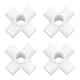thumbnail image 2 of Emoshayoga Accesorios de tubería de 6 vías, resistente a los impactos, 10 unidades, estructura estable, fácil de conectar, conector de codo de PVC para interiores y exteriores (blanco), 2 of 14