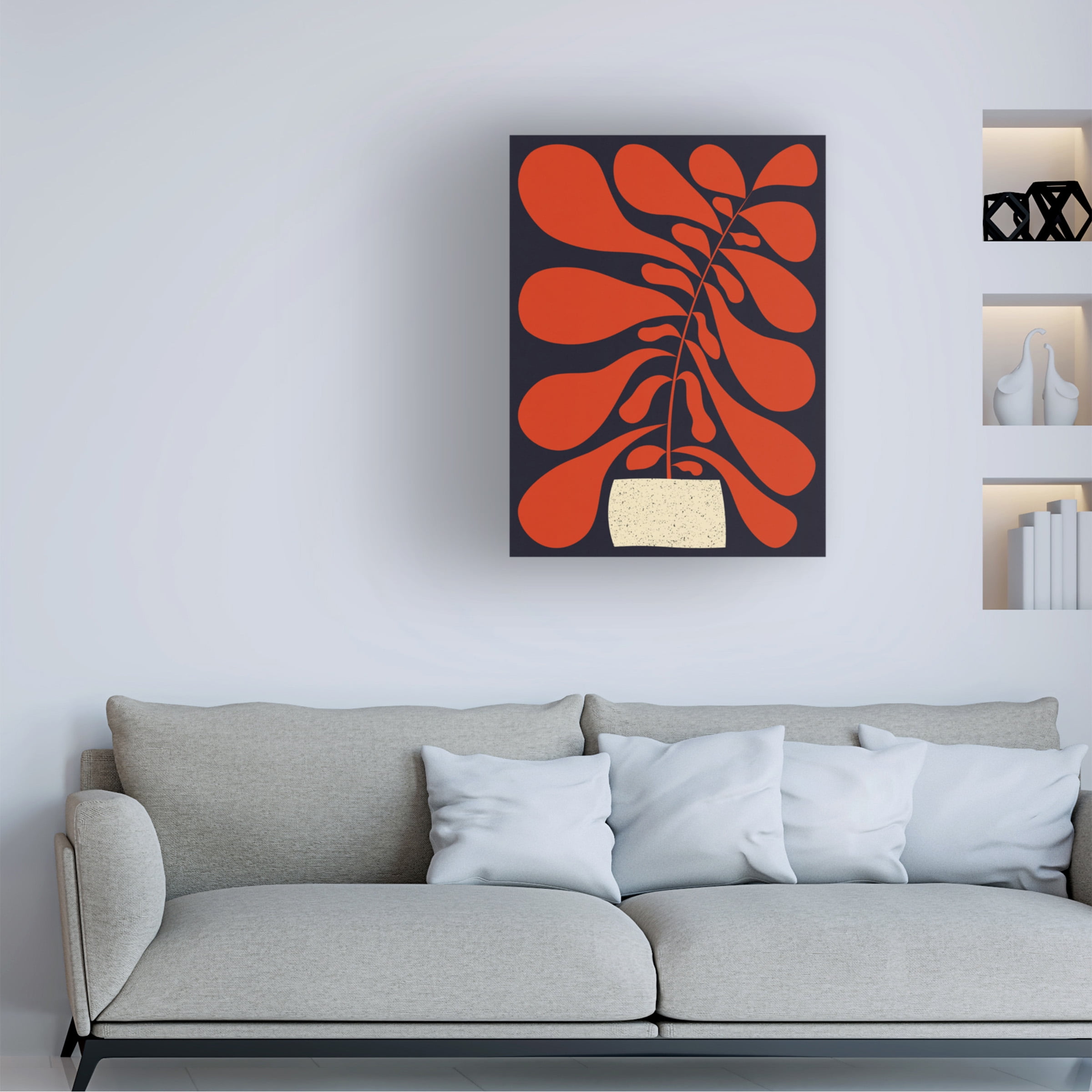 Alisa Galitsyna 'Lazy Plant 1' Canvas Art