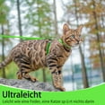 thumbnail image 4 of PUPTECK Adjustable Cat Harness and Leash Set Escape Proof Kitten Strap Collar for Walking Travel, Green, M, 4 of 8