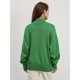 thumbnail image 5 of Womens Cable Knit Turtleneck Sweater Casual Thick Long Sleeve Tops Pullover Solid Color Casual Sweater Tops rose Red L, 5 of 5