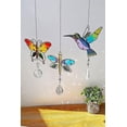 thumbnail image 2 of Atrapasueños de cristal de libélula, cristales colgantes, fabricante de arcoíris, bola de cristal, prisma, ventana de pared, atrapasoles, 2 of 5
