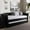 Black, variant on Baxton Studio Camino Modern and Contemporary Fabric Upholstered Daybed with Guest Trundle Bed, Multiple Colors