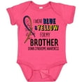 thumbnail image 3 of Inktastic I Wear Blue and Yellow for my Brother- Down Syndrome awareness Boys or Girls Baby Bodysuit, 3 of 5