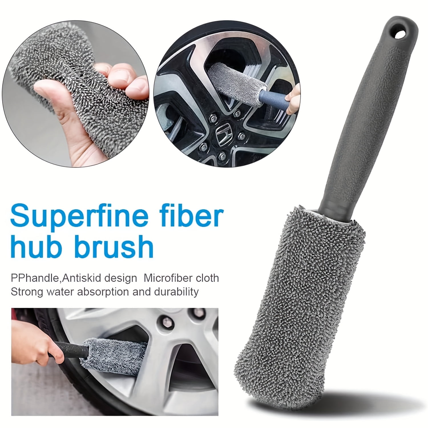 9Pcs Car Cleaning Tool Kit, Microfiber Car Detailing Cleaning Tools Set for Interior Exterior Car Washing Beauty Winter