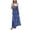 Blue B, variant on Horkkom Wide Leg Jumpsuits for Women Loose Solid Color Sleeveless Jumpsuits Comfy Baggy Button Rompers with Pockets L