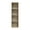 Gray, variant on 41.93 in. Tall White Wood 4-Shelf Etagere Bookcase with Adjustable Shelves