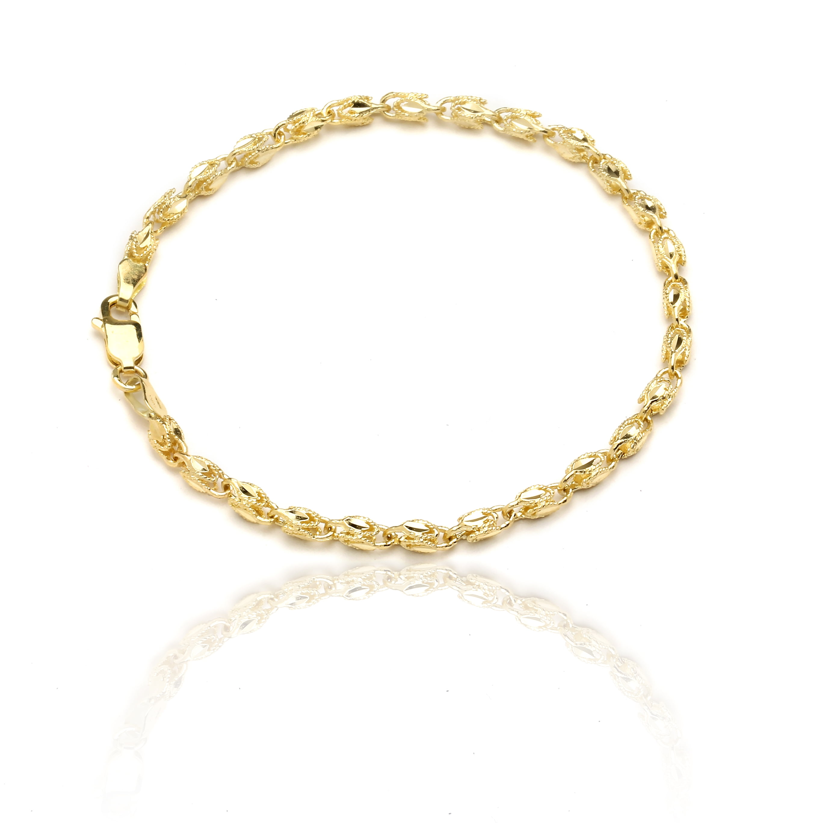 mens 10k gold rope bracelet