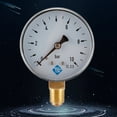 thumbnail image 3 of Pressure Gauge Stainless Steel+Copper 1/4 NPT Thread Water Pressure Meter 60mm 0-10 bar for Air Water Oil, 3 of 8