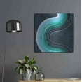 thumbnail image 6 of Luxe Metal Art 'Mid Century Current I' by Grace Popp, Metal Wall Art, 24"x24", 6 of 8