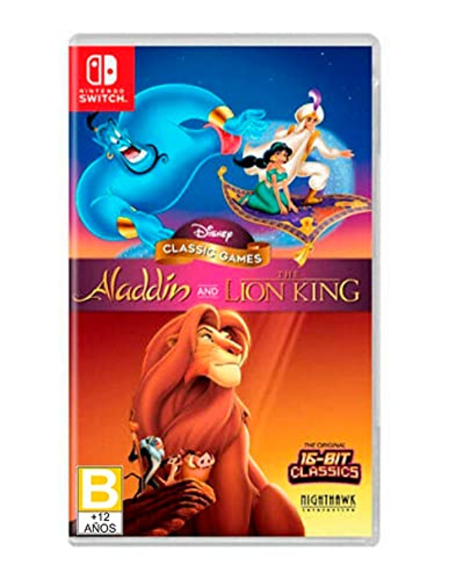 Nighthawk Interactive Disney Classic Games Aladdin and The Lion King Nintendo Switch