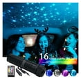 thumbnail image 2 of DC12V 6W RGB Car Roof Star Lights LED Fiber Optic Star Ceiling Light Kit Interior Starry Ambient Light With RF APP Voice Control ,Romantic Atmosphere, 2 of 5