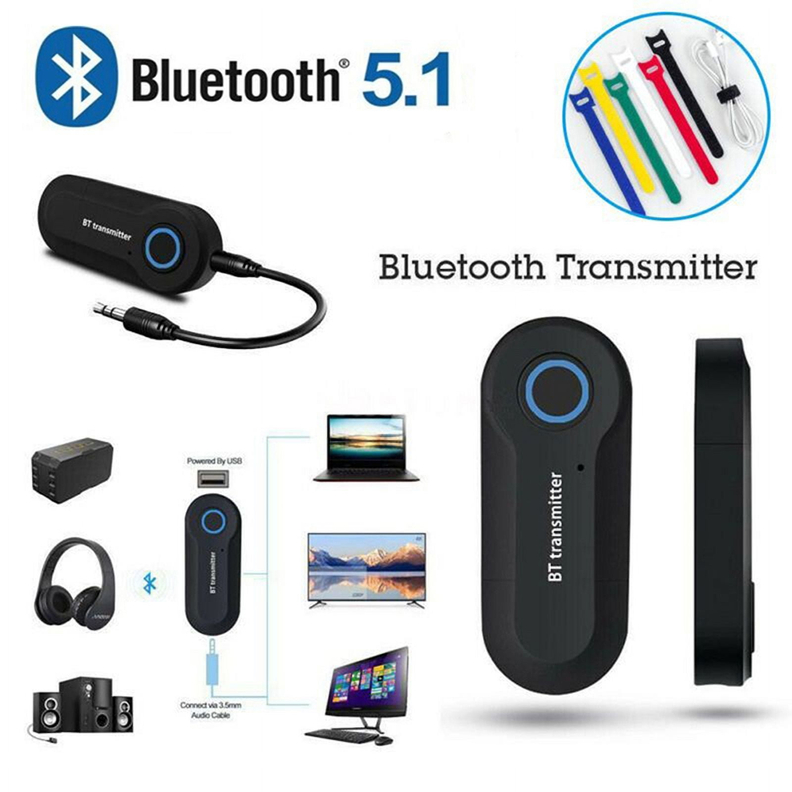 Bluetooth Version 5.1 Strong Compatibility Bluetooth Audio Adapters TV  Computer Bluetooth Audio Transmitter 