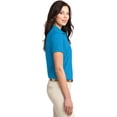 thumbnail image 2 of Port Authority &174; Polo en Soie pour Femmes. L500 4TG Turquoise, 2 of 3