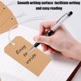 thumbnail image 2 of HLONK White Tags with String Attached 100 Pcs Large Price Tags Paper Hanging Tags with Elastic Rope Attached Writable Marking Tags Gift Tags for All Occasions 4.76‘‘×2.36‘‘, 2 of 7