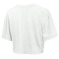 thumbnail image 3 of Women's Majestic Threads  White New York Knicks Boxy Crop Top, 3 of 3