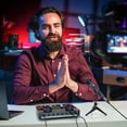 thumbnail image 3 of Podcast Equipment Bundle for 2 Mic Tiktok Video Content Creator Kit, Audio Interface DJ Mixer Sound Card/Board Condenser Micropho, 3 of 9