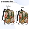 thumbnail image 2 of Vsdgher Holiday Christmas Stars Print Canvas Backpack Travel Rucksack Unisex Knapsack 15.7/17.7Inch Laptop Backpack for Work,College-Small, 2 of 5