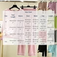 thumbnail image 3 of Ashirexll Pajamas for Women Set Solid Color Round Neck Loose Long Sleeve Top with Matching Pants Loungewear Set, 3 of 7