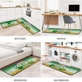 thumbnail image 6 of Faptoena St.Patricks Day Kitchen Rugs and Mats Sets of 2,St.Patrick's Day Decoration rubber dot Backing Non-Slip Absorbent Kitchen Mats for Sink,Waterproof Runner Rug for Laundry Room, 6 of 7