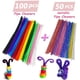 thumbnail image 2 of Kit de Bricolaje Infantil, 1200+ Piezas para Niños Fieltro Ocio Creativo Manualidades de Bricolaje, Kit Creativo Infantil con Pompones de Colores Infantiles, Limpiapipas, Palitos de Paleta, Plumas, Pe, 2 of 5