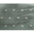 thumbnail image 4 of oneOone Georgette Viscose Fabric Dot & White Heart Print Sewing Fabric BTY 42 Inch Wide, 4 of 4