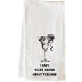 thumbnail image 1 of One Bella Casa 82862TW Mixed Drinks Tea Towel - Black, 1 of 1