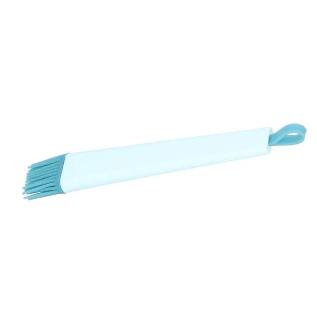 Pastry Brush, Compact And Portable Seamless Design Lightweight Heat Resistant Silicone Brush For Meat Cakes And Desserts For Baking Cooking And Barbecue Blue