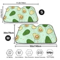 thumbnail image 2 of Goofa Avocado Printed Car Windshield Sunshade,Foldable Reflective Sun Visor,UV Protection Heat Blocker Sunshade,Car Cooling Accessory-Medium, 2 of 7