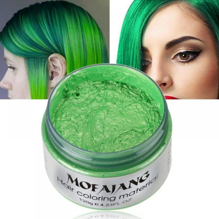 Harajuku Style Styling Products Hair Color Wax Dye One-time Molding Paste  Seven Colors Hair Dye Wax Hair Dyes (Purple)