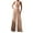 Orange, variant on Riforla Summer Elegant Suspenders V Neck Playsuits Women Fashion Sleeveless Backless Temperament Jumpsuit Loose Wide Leg Trousers Romper Summer Jumpsuits Mint Green XXXL