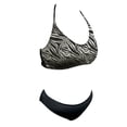 thumbnail image 4 of Traje de Baño Bikini Op para Mujer con Amarre Halter Negro Talla M, 2 Piezas, 4 of 4