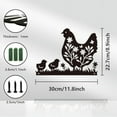 thumbnail image 2 of Metal Farmhouse Hen Wall Art Decor Farmhouse Chicken Coop Metal Wall Art Hanging Decor Signs for Home Chicken Wall Sculpture Statues Decor for Dining room Porch Bedroom 10.9x11.81 Inch Hen, 2 of 6