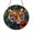 Acrylic 3.5 Inch, variant on Stained Glass Tiger Clipart Round Graphic for DIY Projects
